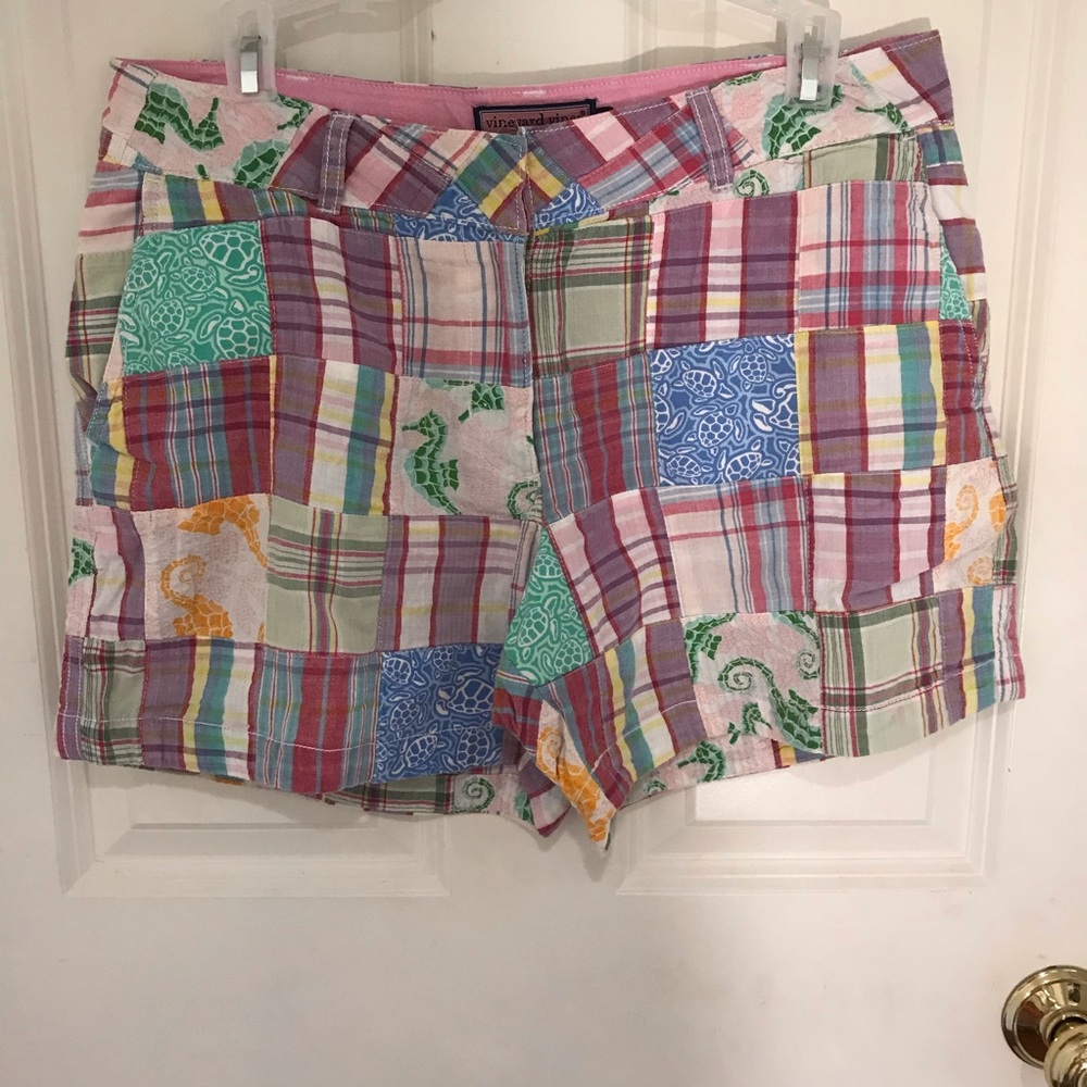 Vineyard Vines Multi Patchwork With Seahorse Patt… - image 3